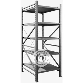 стеллаж ms u 2000х700х1000 (5 полок, нагрузка на полку 200 кг)