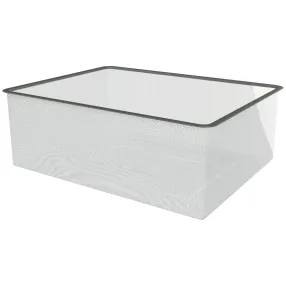 корзина мелкосетчатая титан-gs (535х410х185) (цвет чёрный)