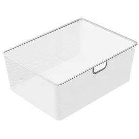 корзина мелкосетчатая практик home gbm 60х20 белая