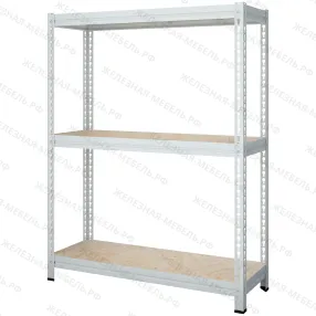 стеллаж титан мс-т 2500х1550х785 (3 яруса, настил фанера)