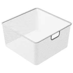 корзина мелкосетчатая практик home gbm 45х20 белая