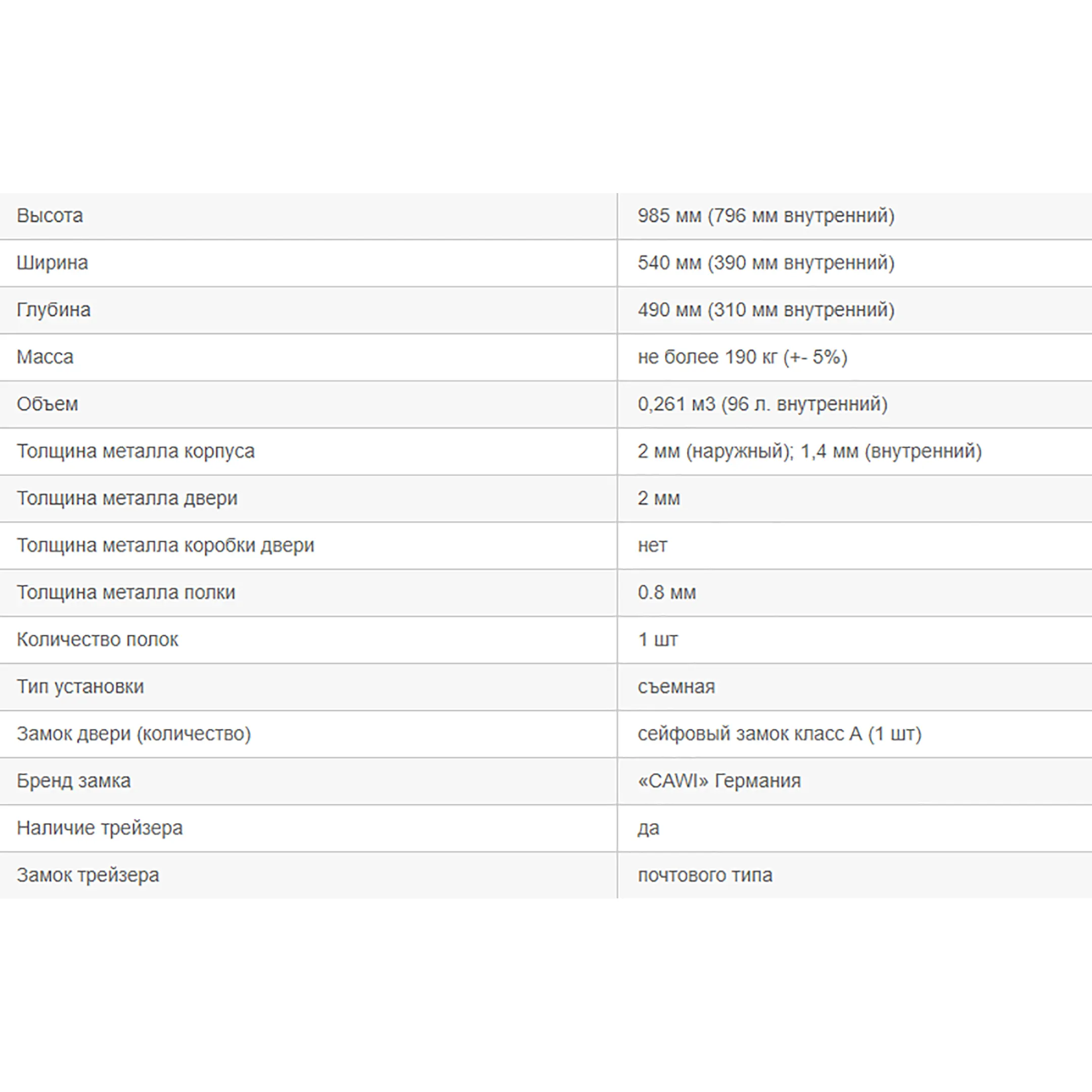 сейф пко - 30 т